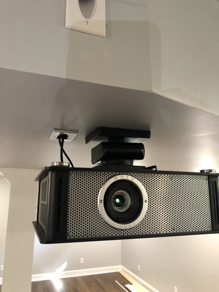 Ceiling home theater projector
